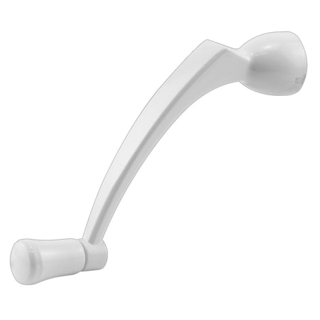 Prime-Line Diecast Pella Window Crank Handle, 3/8 In. Special Deep Spline Socket, White Single Pack H 3957